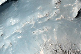 Tectonics in Hebes Chasma
