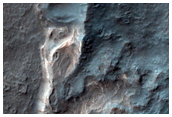 Layered Rock Exposures in North Hellas in CTX Image 