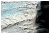 Monitor Southern Slopes of Coprates Chasma Ridge
