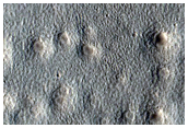 Expanded Secondary Craters in Arcadia Planitia
