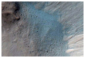 Monitor Slopes of Fresh Crater
