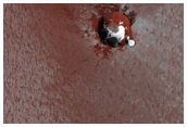 North Polar Layered Deposits 160-Meter Diameter Crater Monitoring
