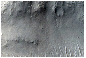 Pit in Crater Fill Material
