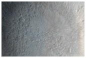 Unusual Crater in Amazonis Planitia
