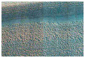 Exposure of North Polar Layered Deposits

