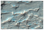 Crater with Fans and Light-Toned Depression Floor
