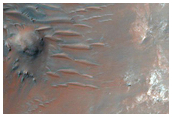 Central Uplift of Impact Crater
