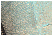 Monitor Slopes of Crater within Arrhenius Crater
