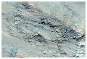 Scar of Landslides Showing Fresh Scarps
