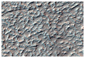 Material Filling Moanda Crater

