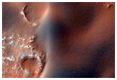 Climbing Dunes on Crater Wall

