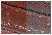 High-Latitude Exposure of North Polar Layered Deposits
