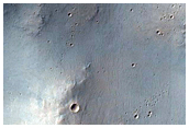 Candidate Recent Impact Site in Denning Crater

