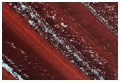 Exposure of North Polar Layered Deposits
