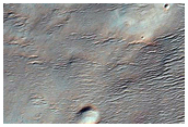 Stratified Fan Material and Adjacent Landforms
