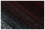 Exposure of North Polar Layered Deposits

