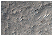 Circular Feature on Floor of Bernard Crater
