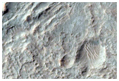 Scarp Transition into Ganges Chasma Floor
