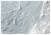 Fissure Cutting the West Wall of Echus Chasma
