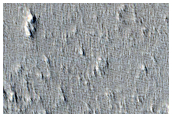 Lava flyter fra Pavonis Mons