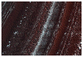 Exposure of North Polar Layered Deposits
