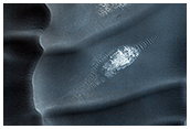 North Polar Gypsum Dunes in Olympia Undae