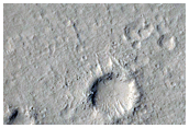 Layers in Crater Rim in Amazonis Planitia
