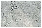 Buried Crater in Athabasca Valles Lava
