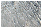 Odd Craters North of Bacolor Crater
