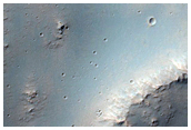 Branched Valleys Near Hesperia Planum Upland Boundary
