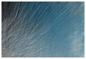 Monitor Slopes of Crater in Melas Chasma
