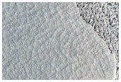 Disrupted Lava Surface in Distal Athabasca Valles
