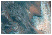 Monitor Steep Slopes in West Melas Chasma 
