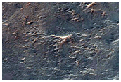 Crater in Tyrrhena Terra
