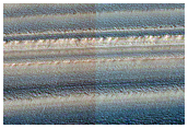 Exposure of North Polar Layered Deposits
