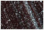 Exposure of North Polar Layered Deposits
