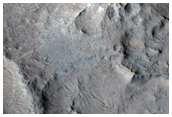 Butte-Forming Crater Fill in CTX Image