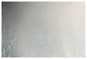 Light-Toned Material on Crater Floor
