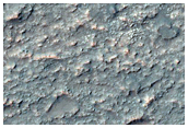 Intersection of Sinuous Ridges in CTX Image