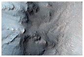 Landslide in Ius Chasma
