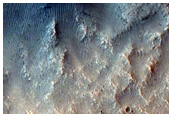 Valley in Idaeus Fossae Region
