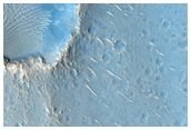 Ridges in Utopia Planitia
