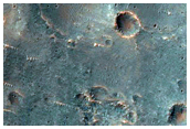 Small Outcrops on Plains North of Valles Marineris
