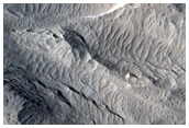 Eroded Surface in Olympus Mons Aureole