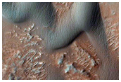 Star and Barchan Dune Monitoring Near Tyrrhena Terra
