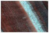 Pits on Mound of North Polar Layered Deposits
