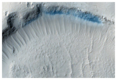 Crater with Channel
