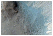 Monitor Slopes of Fresh Crater
