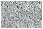 Crater in Alba Fossae
