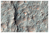 Rocky Deposit on Crater Floor
